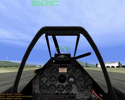 A runawy view of Aces High with enemy planes in the distance