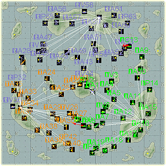 An Aces High Terrain as displayed in the clipboard