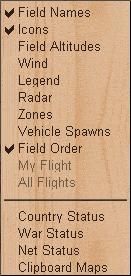 Right-click on the clipboard map to get this menu