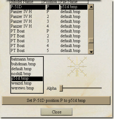 Pick your gunsight and blow up something in Aces High