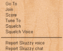 Context menu from the roster list