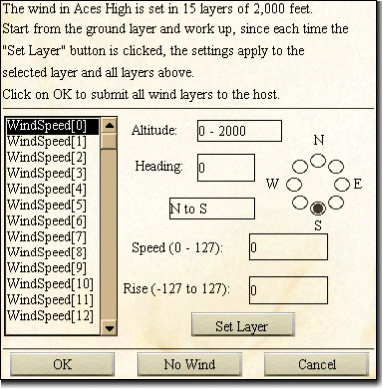 Taking control of the wind settings in Aces High